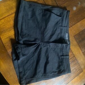 American Eagle Outfitters Black Flat Front Shorts